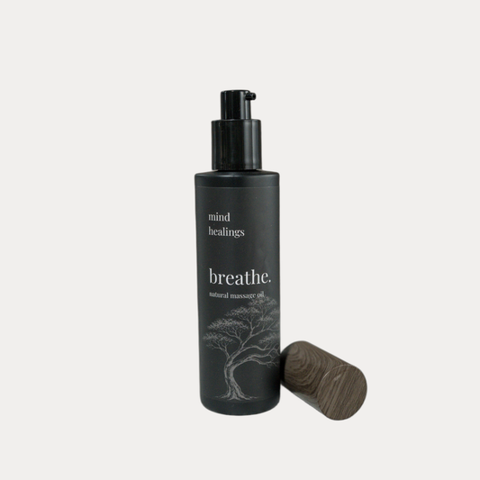 breathe. natural massage oil